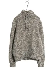 【お得なクーポン配布中!】 00s ポロ ラルフローレン ヘンリーネック コットン ニット セーター メンズ XL 古着 オールド ハイネック プルオーバー 無地 大きいサイズ