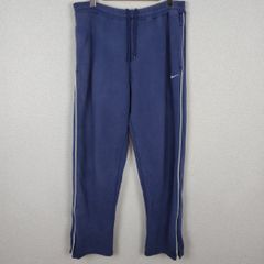 90s NIKE ナイキ スウェットパンツ サイドライン ネイビー Lサイズ メンズ 古着 スポーツMIX