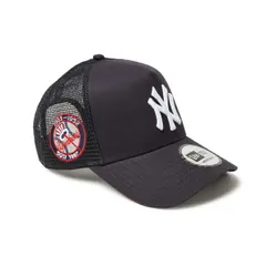 [即納]NEWERA ニューエラ 9FORTY A-Frame トラッカー MLB Side Patch ニューヨーク・ヤンキース ネイビー  メンズ 男性 レディース 女性 帽子 CAP キャップ ハット 小物 アクセサリー  送料無料 NEW ERA 国内