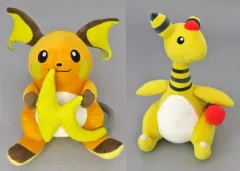【中古】ぬいぐるみ 全2種セット もふぐっと しっぽみてみて!ぬいぐるみ～ライチュウ・デンリュウ～ 「ポケットモンスター」