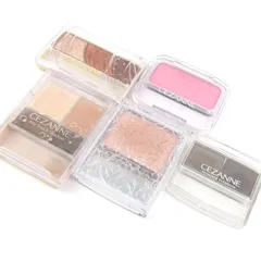 セザンヌ アイシャドウ/チーク等 5点セット まとめて 大量 コスメ チップ無 レディース CEZANNE 【中古】
