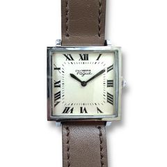 Vague Watch Co. ヴァーグウォッチ Carre カレ ホワイト文字盤 メンズ