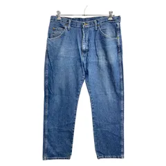Wrangler デニムパンツ W36 ラングラー レギュラーフィット ビッグサイズ ブルー コットン メキシコ製 古着卸 アメリカ仕入 2502-551