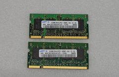 SAMSUNG　メモリー512MB PC2-4200S　 中古品2枚　　　（669）