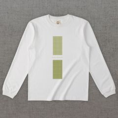 和柄長袖Tシャツ　小紋 角通し -彩・角-［長袖］