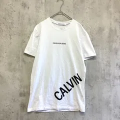 CALVIN KLEIN JEANS カルバンクラインジーンズ　ブランドロゴプリント半袖Tシャツ　白　レディース　Mサイズ
