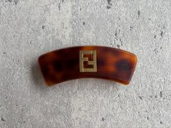 FENDI ベッ甲柄 バレッタ