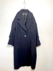 お値下げZARA 　ウールブレンドオーバーコート　ネイビーブルー　M L ウールオーバーサイズコート - ネイビーブルー | ZARA Japan / 日本