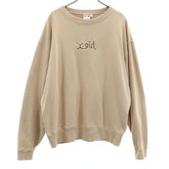 X-girl エックスガール 長袖 トレーナー 1 ベージュ系 スウェット レディース 古着