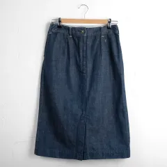 【美品】 45R デニム スカート ゆったりめ 45R】スカート｜1977年創業、日本の服。丈夫で長持ち、気持ちの