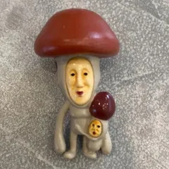 昭和レトロオオイケキーチェーンきのこくらぶ マスコット