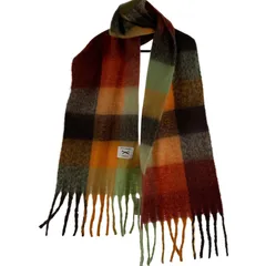 美品  FREAK'S STORE フリークスストア タグ付き FOX別注 チェックボリュームマフラー sizeF/マルチカラー