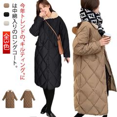 ボア襟 アウター ロングコート アウター レディース コート 中綿 大きいサイズ シンプル 無地 カジュアル#yskma604568