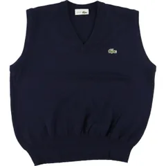 LACOSTE】ワニロゴ ツイード ニット ダウンベスト 20230078M-