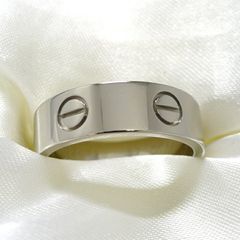 Cartier ラブリング 750WG K18WG ホワイトゴールド 表記サイズ57 約8.7g