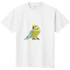 セキセイインコ　シンプルデザインTシャツ　メンズ・レディース・キッズ