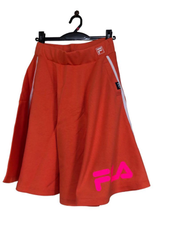 N1084.FILA蛍光ロゴ・フレアスカート・オレンジL / FILA