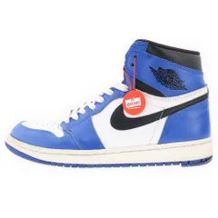NIKE (ナイキ) AIR JORDAN 1 RETRO HIGH OG GAME ROYAL エアジョーダン1 ゲームロイヤル ハイカットスニーカー ブルー/ホワイト US9/27cm 555088-403
