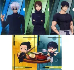 【中古】クリアファイル 全5種セット A4クリアファイル 「呪術廻戦 第2期×ココス」 第1弾懐玉・玉折 対象メニュー注文特典