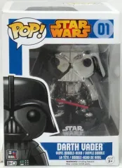 美品】Funko POP ダースベイダー #01 クローム銀 Amazon.com: POP Star Wars Vinyl, Darth Vader Chrome Limited