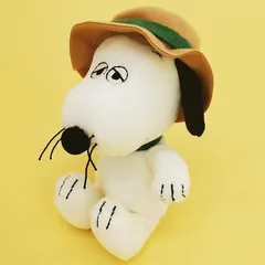 スヌーピータウン　10周年限定　スパイク　ぬいぐるみ　レトロ　ピーナッツ スヌーピー SNOOPY 75th 80s S ぬいぐるみ インテリア イエロー