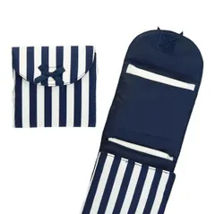 ナプキンポーチ 携帯用 サニタリーポーチ 生理用品 スリム 薄型 コンパクト 3枚収納 自宅で洗える 衛生的 携帯便利 旅行 出張 レディース おしゃれ NaRaYa ナラヤ ストライプ  Lサイズ NB-344A/L