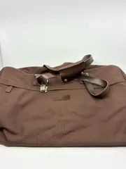 アニエスべー agnes b.　茶色　ブラウン　鍵付きボストンバッグ　A1305