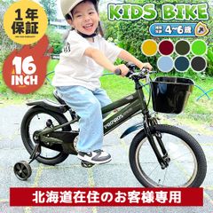【北海道のお客様限定】補助輪付き子供用自転車 16インチ キッズバイク 子供用ロードバイク  メーカー保証1年間 PROVROS（プロブロス）PKM-16