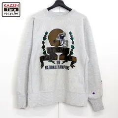 80s USA製 vintage Champion アメフト リバースウィーブスウェット メンズ 表記Lサイズ