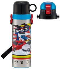 スケーター(Skater) 子供用 ステンレス 水筒 2way 直飲み 580ml コップ飲み 570ml トミカ 23 子供に優しい軽量タイプ 男の子 保温・保冷waterbottle スポーツボトル かわいい キッズ 子供 こども 水瓶 SKDC6-A