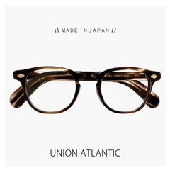 【新品】 ユニオンアトランティック メガネ ua3636-dbr 日本製 unionatlantic 眼鏡  メンズ レディース ウェリントン ボスリントン型 太め フレーム 太セル ダミーレンズ発送
