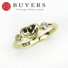 【中古】 ティファニー リング・指輪 フルハート K18YG ダイヤモンド 約2.3g イエローゴールド エルサペレッティ 約＃8.5 ジュエリー レディース 女性 TIFFANY&Co.