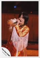 【中古】生写真(ジャニーズ) Hey! Say! JUMP/知念侑李/ライブフォト・膝上・衣装金・左手マイク・目線左/公式生写真