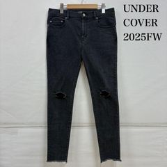 UNDERCOVER アンダーカバー パンツ デニム、ジーンズ 25FW MENS PRE COLLECTION バックポケット ZIP ストレッチ デニム スキニー パンツ UP2E4506