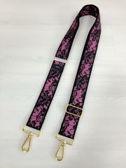 ハンドメイド＊ショルダーストラップ レース ピンク(929)
