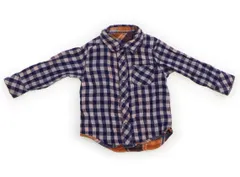  ジャンクストア JUNK STORE シャツ・ブラウス 90 男の子 ブルーギンガムチェック/オレンジ系チェック 子供服 ベビー服 キッズ（1312100）