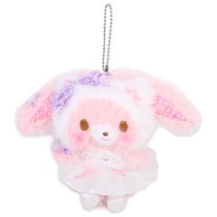ぼんぼんりぼん マスコットホルダー 白猫バレリーナ サンリオ sanrio