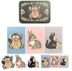 【中古】文房具その他 ディズニーキャラクター ステーショナリーセット 缶ケース入り DISNEY ARTIST COLLECTION by YUKO HIGUCHI 「ディズニー」 ディズニーストア限定のサムネイル