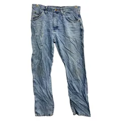 Wrangler デニムパンツ W33 ラングラー レギュラーフィット ライトブルー コットン メキシコ製 古着卸 アメリカ仕入 2502-525
