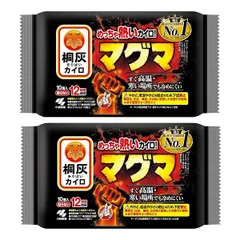 【2個セット】小林製薬 桐灰 カイロ マグマ 貼らない 10個入×2個セット 