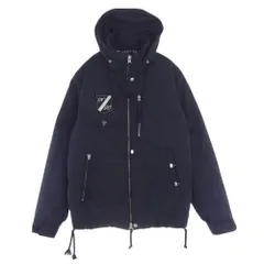 NUMBER(N)INE ナンバーナイン ジャケット INSULATION ZIPU UP BLOUSON EMBLEM 裏地音符総柄 インサレーション 中綿 エンブレム ブルゾン ジャケット ネイビー系 3【中古】のサムネイル