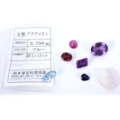 アクアマリン、オパール、アメジスト、サファイアなどルース//j3-4