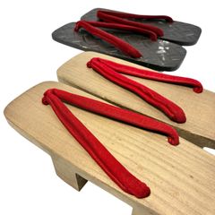 特産 会津桐下駄 2セット売り 中古現状品 伝統 ゲタ サイズ 23 × 8 cm