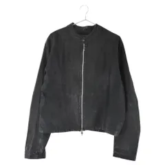 CHROME HEARTS (クロムハーツ) NEW RACER ニューレーサー ダガージップシングルライダースジャケット ブラックのサムネイル