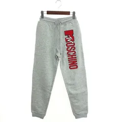 MOSCHINO モスキーノ ロゴ刺繍スウェットパンツ/H&Mコラボ サイズ:XS     グレー レディース / 240001160272