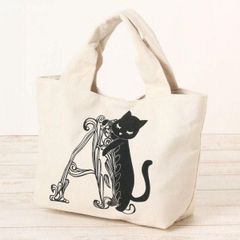 おすましプーちゃん　プーちゃん アルファベット トートバッグ コットン キャンバストート