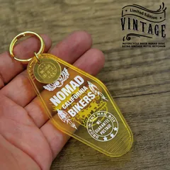 【USA】レトロ バイカー モーテル キーホルダー : USMO-014CLYE