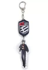 【中古】キーホルダー・マスコット(キャラクター) 太刀川慶 2連アクリルラバーキーホルダー 「ワールドトリガー ボーダー池袋支部＆博多支部」