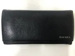 07w50102 DIESEL ディーゼル JEM-Jシリーズ メンズ 長財布 24 A DAY レザー ブラック X03928 PR271 T8013  長財布  【中古品】