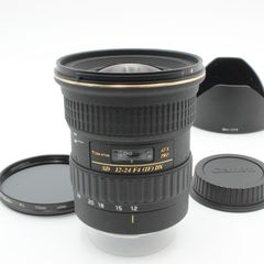 【美品】 Tokina トキナー AT-X PRO SD 12-24mm f4 DX フィルター(Kenko PL 77mm)、フード、リアキャップ付き キヤノン Canon 40017